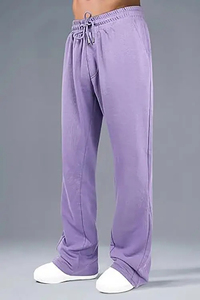 New Arrival Straight Fit Men <b>Sweatpants</b> With Custom Printed Logo Solid Color Men <b>Flare</b> <b>Sweatpants</b> <b>Wholesale</b> Supplier - Product Image 3