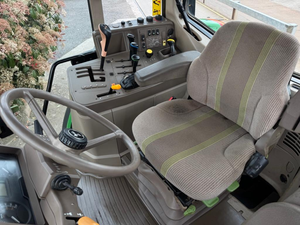 Tracteur agricole JD 6830 John Deere 6830 4WD, tracteur à roues vertes, haute productivité, transmission par engrenages, équipement agricole - Product Image 5