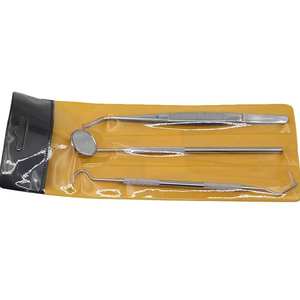 Kit d'examen dentaire Ensemble de contrôle dentaire de qualité supérieure Instruments dentaires en acier inoxydable durables et antirouille Instruments chirurgicaux - Product Image 4