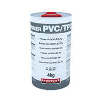 Promoteur d'adhérence moderne ISOMAT Primer pour membranes d'étanchéité liquides PVC/TPO |   Emballage translucide de 4 kg, consommation de 100 g/m²