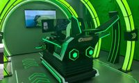 Simulador de Vuelo VR 9D con Plataforma de Movimiento Multi-Eje, Pantalla de Camuflaje, Interacción Aérea, para Centros de Juegos Comerciales