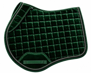 Juego de almohadillas de terciopelo de lujo para silla de montar con velo transpirable antimosquitos y botas de protección/musleras de malla |   Conjunto de Equipo Ecuestre Inglés - Product Image 2