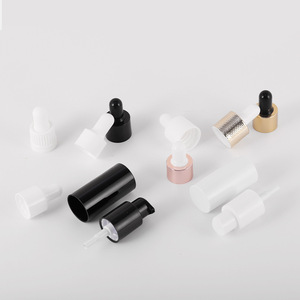 Venta al por Mayor de Botellas de Vidrio Cuadradas Transparentes de 15ml, 30ml, 50ml y 100ml para Suero, Botellas de Aceite Esencial en Negro Mate - Product Image 3