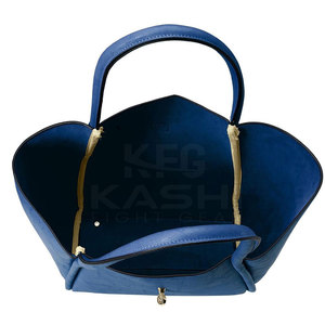 Bolso de Mano de Cuero Genuino Ligero de Alta Calidad para Mujer, con Cierre, Impermeable, de Gran Capacidad, Tipo Bandolera para Oficina - Product Image 4