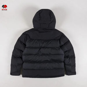 เสื้อแจ็คเก็ตบุผ้านวมแบบมีฮู้ดสำหรับฤดูหนาว  แจ็คเก็ตพัฟเฟอร์แบบมีฮู้ดที่ถอดออกได้  เสื้อโค้ทพัฟเฟอร์แบบมีฮู้ดกันลม  เสื้อแจ็คเก็ตฤดูหนาวแบบมีฮู้ดบุฉนวน - Product Image 2