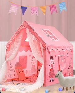 Gran Tienda <span class=keywords><strong>de</strong></span> Campaña <span class=keywords><strong>de</strong></span> Princesa con Luces <span class=keywords><strong>de</strong></span> Estrellas, <span class=keywords><strong>Casa</strong></span> <span class=keywords><strong>de</strong></span> <span class=keywords><strong>Juegos</strong></span> <span class=keywords><strong>de</strong></span> Peluche <span class=keywords><strong>para</strong></span> <span class=keywords><strong>Niñas</strong></span> y Niños, Juego Interior y Exterior <span class=keywords><strong>para</strong></span> Niños, Inspirada en un Castillo, Estilo Castillo - Product Image 3