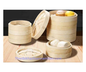 Cesta Vaporera de Bambú Premium de Vietnam para Exportación - Cesta de Vapor de Bambú Natural para Dim Sum y Procesamiento de Alimentos - Product Image 4