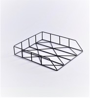 Panier de rangement rond multifonctionnel de luxe en fil de fer, finition dorée, éco-responsable, artisanal, VISHAL HANDICRAFT OEM/ODM, usage quotidien