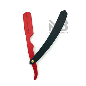 Maquinillas de afeitar manuales profesionales de acero inoxidable con mangos de bambú/madera para hombres Suministros de barbería Pedidos a granel - Product Image 6