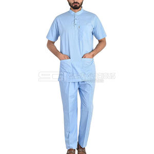 Conjunto Clásico de Uniforme Médico para Hombre, Camiseta de Manga Corta con Pantalón, Ideal para Personal de Hospital, Clínicas, Médicos y Uso Sanitario - Product Image 6