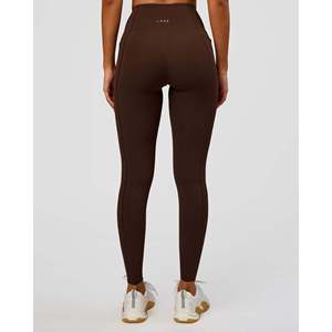 Leggings de Cintura Alta con Bolsillos, Térmicos, con Efecto Tie-Dye Chocolate Caliente, Nailon y Spandex, Talla 3XL, para Gimnasio - Product Image 1