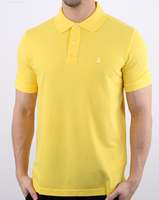 T-shirt pour homme en coton 100% tricoté jaune uni, col ras du cou, manches courtes, grande taille, haute qualité, personnalisé