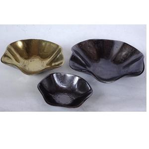 Tazón para servir ensalada de Metal decorativo moderno de alta calidad, aluminio fundido cuadrado con patrón redondo, Decoración de cocina, precio al por mayor - Product Image 5