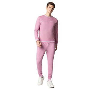 Jersey con logotipo personalizado para hombre, chaqueta deportiva para gimnasio, chándal deportivo de algodón 2025, conjunto de Pantalón deportivo, nuevo diseño informal, 100% - Product Image 5