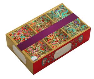 Embalaje de caja de diseño personalizado, pastelería grande para cajas de dulces, embalaje de regalo de Chocolate, bandeja de papel, embalaje de cajas de dulces - Product Image 1