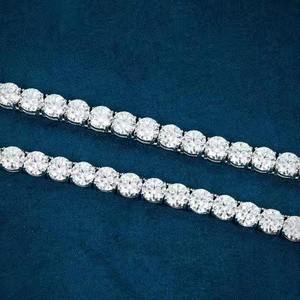 Chaînes Hiphop Entièrement Glacé Mossanite Diamant tennis Chaîne À Maillons Hip Hop Personnalisé Bijoux De Luxe Meilleur Cadeau pour Hommes - Product Image 3