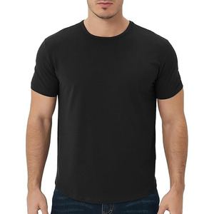 T-shirts pour hommes à manches courtes, couleur noire, t-shirts d'été pour hommes, t-shirts de qualité supérieure, prix de gros, téléchargés par Dress Sports - Product Image 1