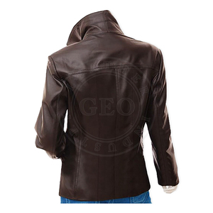 Blouson en cuir de haute qualité, pour femme, à la mode, personnalisé - Product Image 6