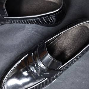 Chaussures brogues en cuir de vachette de haute qualité avec embout renforcé et semelle amortissante, chaussures de bureau pour hommes, chaussures habillées - Product Image 3