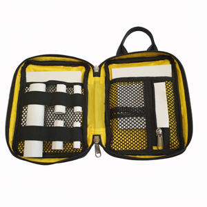 Genuine Leather Customised Travel <b>Women</b> Cosmetic Organizer Makeup <b>Toiletry</b> <b>Bag</b> with Handle, Genuine Leather - Product Image 2