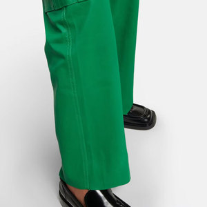 Prix bon marché de haute qualité pantalons en cuir pour femmes fabriqués en usine matériau Druable taille personnalisée hiver chaud pantalons en cuir pour femmes - Product Image 5