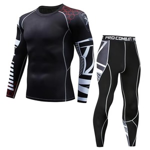 Camiseta Deportiva de Compresión para Hombre, Secado Rápido, Conjunto de Entrenamiento, Ropa de Yoga Transpirable y sin Costuras para Deportes - Product Image 4