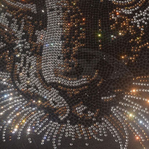 T-shirts pour hommes 100% coton de haute qualité séchage rapide et respirant poids lourd personnalisable avec des vêtements pour hommes en gros strass - Product Image 4