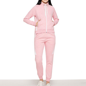 Conjuntos Deportivos Casuales con Capucha para Mujer, Estilo 2026, Color Sólido, Diseño con Logotipo Personalizado, Transpirables, Venta al Por Mayor - Product Image 1
