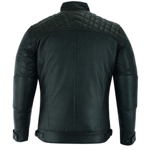 Veste de moto en cuir pour hommes, homologuée CE, vêtements de sport coupe-vent durables pour toutes les saisons, veste de motard - Product Image 4