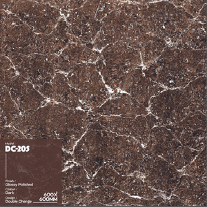 Novac Ceramic LLP 600x600mm Azulejos de suelo de pared Diseño de doble carga, azulejos oscuros pulidos brillantes para interiores - Product Image 2