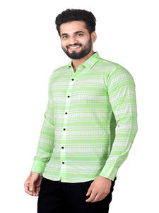 Camisa informal de diseñador para hombre de alta calidad Tela transpirable para exportaciones a precio mayorista - Product Image 4