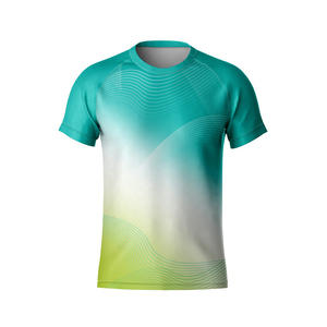 Men's Casual Summer O-Neck T-<b>Shirt</b> High Quality <b>Waffle</b> Sublimated Light Color Breathable Quick Dry Plus Size Reasonable Price - Product Image 1