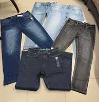 Pantalon en jean décontracté pour homme, taille mi-haute, coupe droite, délavé, léger et respirant, écologique, prix de gros abordable, marques variées