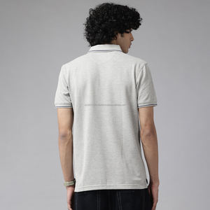 Fir2Fight Vente en gros Polo pour homme 100% coton avec broderie de logo personnalisée, orange, options multicolores, coupe courte oversize - Product Image 2