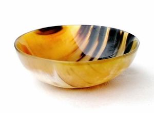 CUENCO HTANDMADE DE ALTA CALIDAD ARTESANAL CUENCO DE CUERNO DE ALTO PULIDO Utensilios de cocina para servir sopa Fideos Tazón de cuerno elegante - Product Image 5