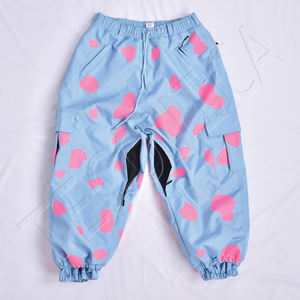 Vente en gros Pantalons de sport de plein air décontractés taille haute unisexes Pantalons coupe-vent pour hommes Pantalons de ski snowboard avec fermeture à glissière Coupe ample - Product Image 2