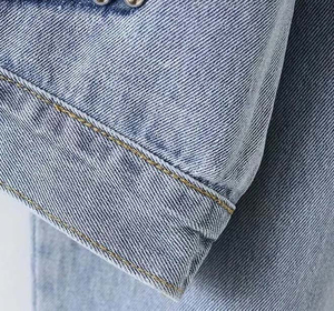 El más nuevo estilo Lady Jean Jacket Manga larga Mujer Chaqueta de mezclilla Estilo de calidad superior Mujer Chaqueta de mezclilla - Product Image 5