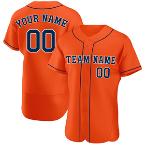 Maillot de baseball à manches courtes pour hommes, design respirant, pour adultes, sport de plein air, sublimation, OEM personnalisé, 100% polyester - Product Image 1
