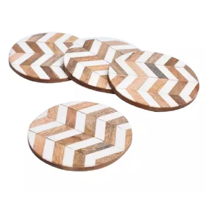 Posavasos de Resina y Madera de Nuevo Color para Decoración del Hogar, Mesa, Hotel, Restaurante, Bodas, Negocios - Product Image 6