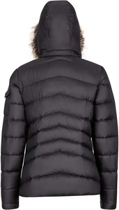 Logo sudadera algodón polar mujer cuello redondo suéter Jumper Oversize personalizado impresiones sudadera Puffer chaqueta bordado Clothin - Product Image 6