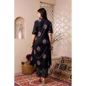 Conjunto de Algodón Grueso Estampado para Niñas y Mujeres, Traje de Estilo Étnico Indio y Pakistaní para Uso Diario, Fiestas y Todas las Ocasiones - Product Image 2