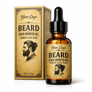 Natural Organic Beard Growth <b>Oil</b> for Men-Thick Heavy Beard Moisturizing Nourishing 30ml Customizable Volume OEM/ODM/Private - Product Image 1