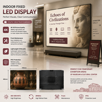 Pantalla LED para Interiores TOPvision, Diseño Modular, Fácil Instalación, Video Wall a Todo Color 8K HDR para Proyectos de Ingeniería