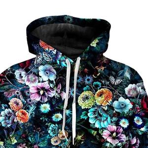 Sweat à capuche personnalisé sublimé, coupe régulière, uni, avec découpe, pour homme, taille plus, vêtements d'hiver - Product Image 4