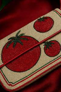 Sac à main baguette indien fait main, personnalisé, en perles de verre multicolores, certifié MS Handicraft - Product Image 3