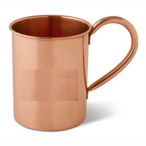 Eco friendly copper mule <b>mug</b> with minimalist design and ergonomic grip ideal for gifting or summer refreshment service - Product Image 6