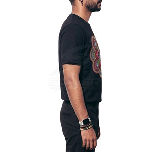 Camiseta de Punto con Bordado, Corte Regular, Suave, Transpirable, Ligera, de Secado Rápido, Ecológica, Perfecta para el Uso Diario - Product Image 5