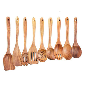 Nouvel ensemble de trois bols de service en bois de couleur naturelle de haute qualité vaisselle pour la table de cuisine pour une utilisation de fête disponible en vrac - Product Image 5