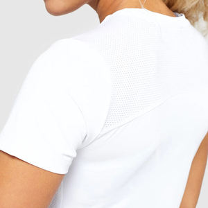 Venta al por mayor 100% algodón Unisex transpirable verano camiseta alta calidad gota hombro Regular Fit manga corta diamantes botón - Product Image 5