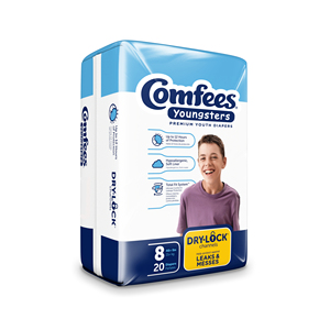 Comfees Baby Diapers Size 8 20pcs (x4) Disposable Eco-Friendly Diapers Newborn Diapers. Over 46 lbs - Product Image 3